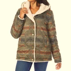 NWT Pendleton Reversible Faux Fur Sherpa Jacket